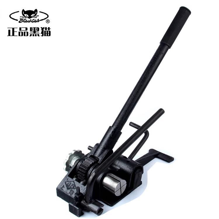 黑猫手动铁皮打包19扎mm-GYN型20mm重捆机立式款防脱机落打包机绞