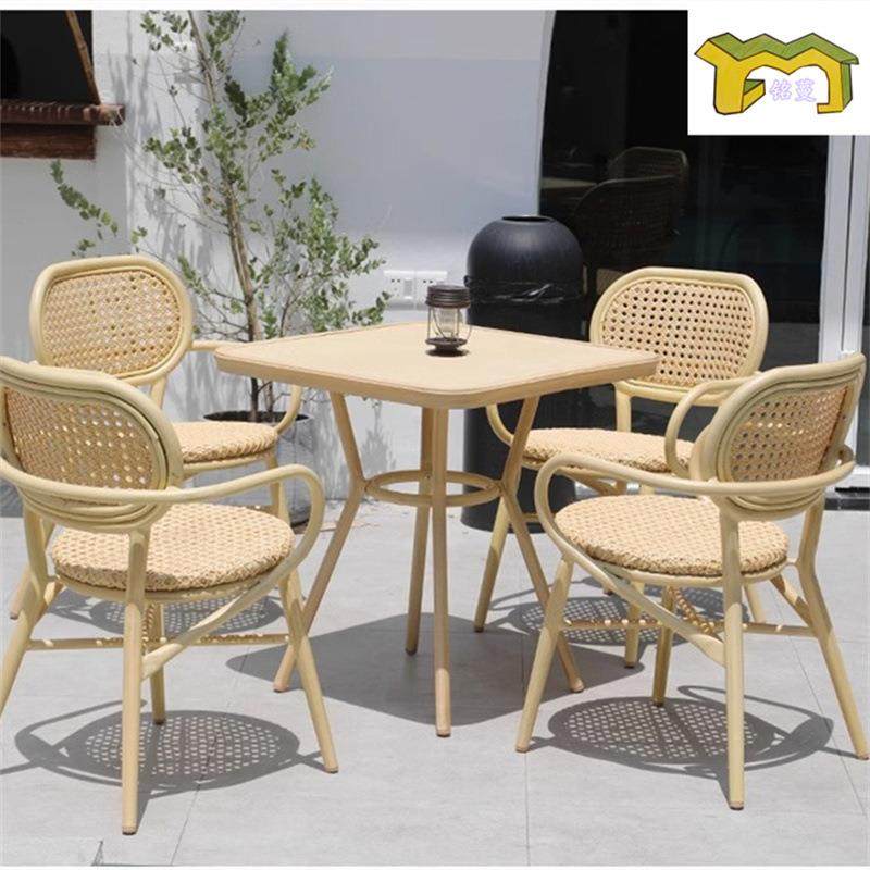 户外椅阳台花藤墅园室外别奢日式桌椅休A-1022闲铝合金腾椅三轻件,商业/办公家具,商用藤编家具,淘宝优惠券,粉丝福利购,淘宝优惠卷