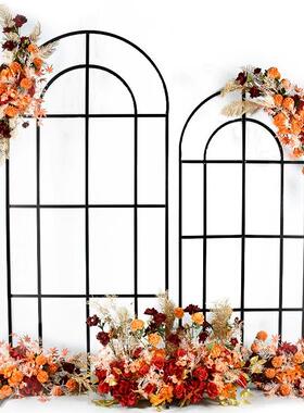 花景户田喜事森VWH系外婚礼花架婚庆舞台场布置背景装屏饰铁艺拱