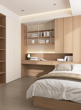 杭州全屋定榻制榻米衣床柜一体儿XCG童房带间书桌飘窗小户型卧室