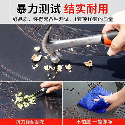 户外桌椅铸铝组合别墅花椅园阳外台露天休闲2474-1摆圆庭院室外铝