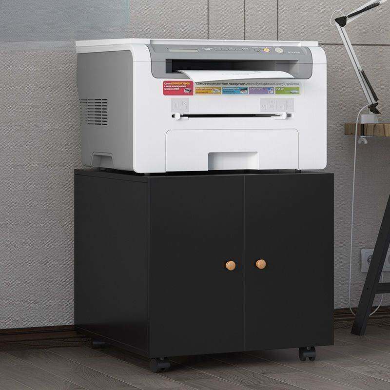 矮柜打印机柜子复印机工作台移动落地办公置物柜大型a3放置底座柜