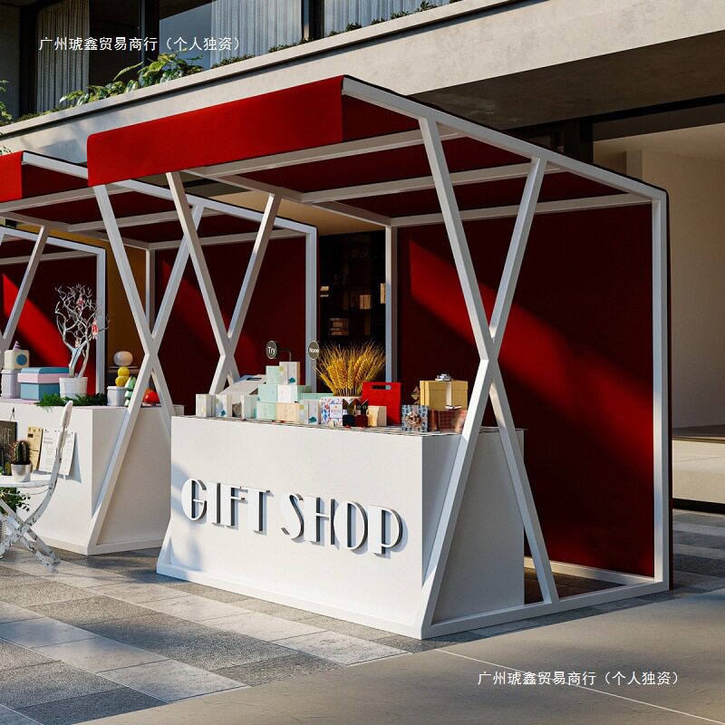 集市可移动摆摊展示架户外景区大型活动摊位架早市美食街小吃架子