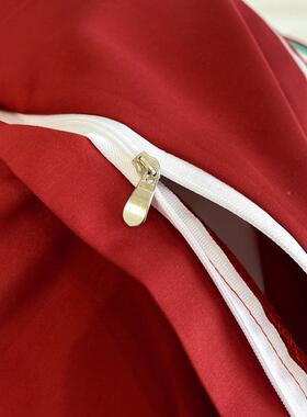 新婚礼结床婚棉单被套笠四件水套床洗床品婚庆红色被罩喜床上EX20