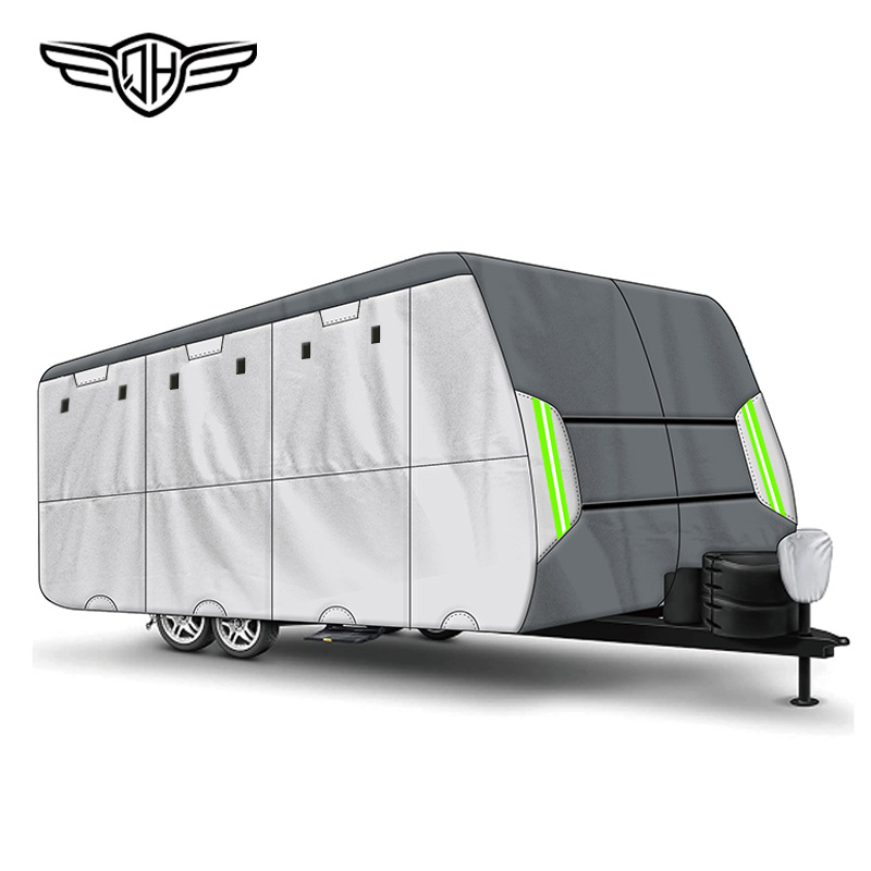 牛津布房车罩拖挂拖车房车罩车衣防水防晒防尘野餐露营车房车罩
