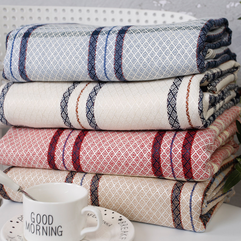 纯亚麻夏季凉席子三件套双人家用亚麻软凉席藤席可折叠1.5m1.8米