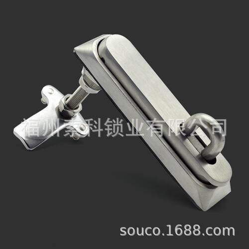 不锈钢门锁 MS860-1S可装挂锁型配电箱电柜门开关柜可调节平面锁