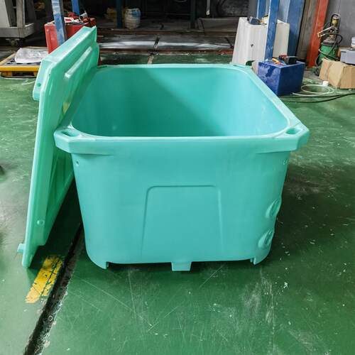 海鲜保温箱方形1000L双层大型渔业水产冷藏冰桶滚塑异形加工