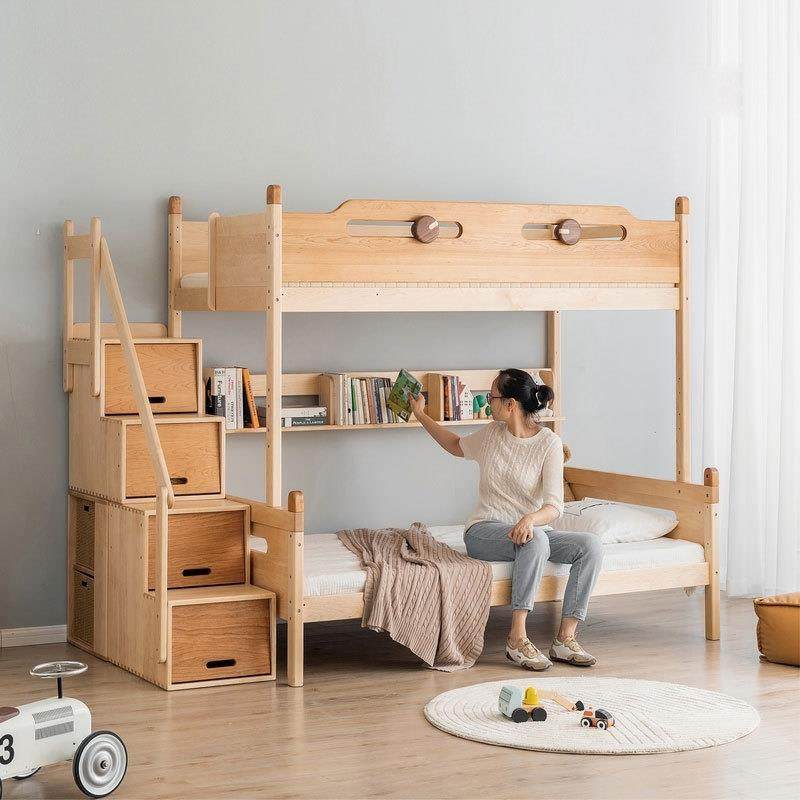 北欧全实木硬枫木高低床子母上下铺双层床卡通式树屋带护栏儿童床,纺织面料/辅料/配套,纺织机械配件,淘宝优惠券,粉丝福利购,淘宝优惠卷