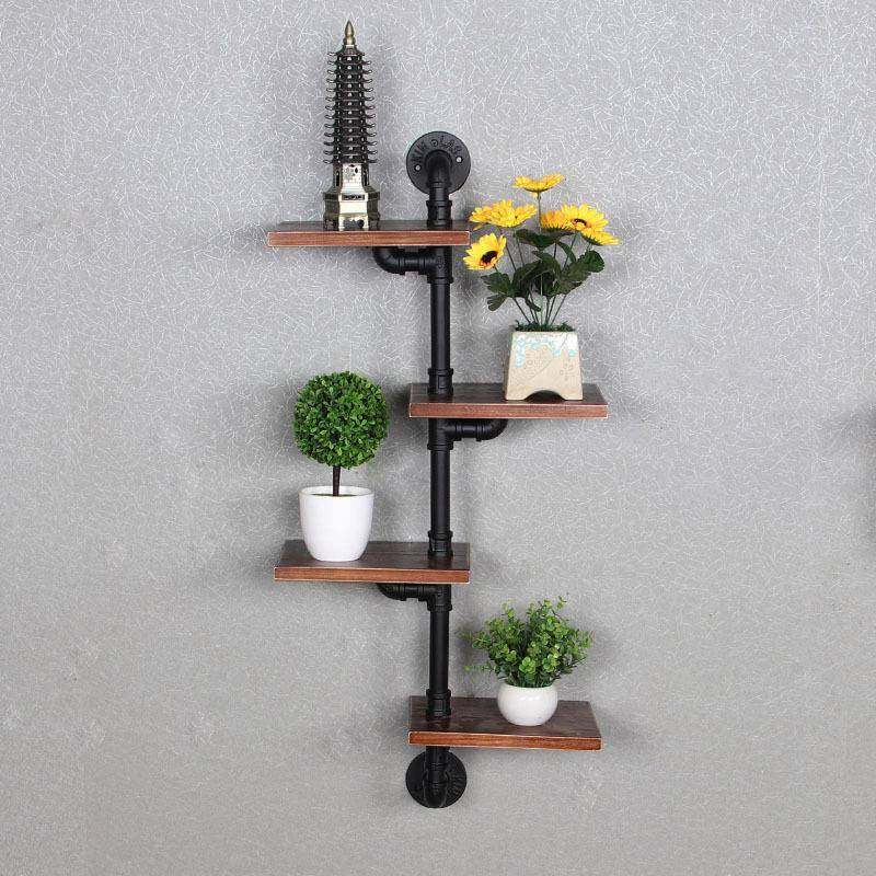 铁艺墙上置物架复古水管壁挂实木墙壁层板书架一字隔板花架装饰架,机械设备,其他机械设备,淘宝优惠券,粉丝福利购,淘宝优惠卷