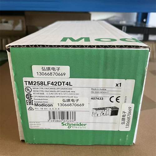 TM258LF42DT4L42点本体内置4路模拟量输入2024年4月27日到货