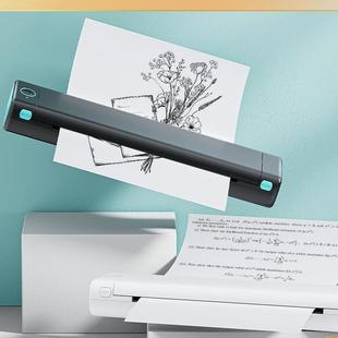 M08F小型迷你错题无墨小型办公专用纹身便携式 A4热敏打印机