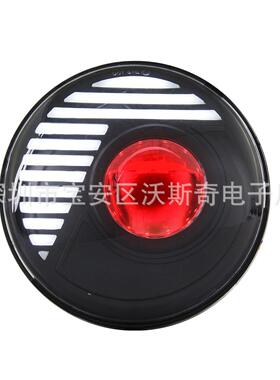 工厂直销适用JK牧马人7寸60W远近光红光一体前大灯07-17款前照灯