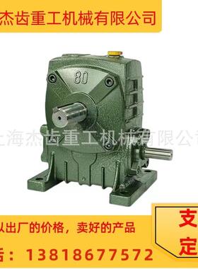 wpds蜗轮蜗杆减速机小型低速变速箱WPDS50速比1/40gearbox
