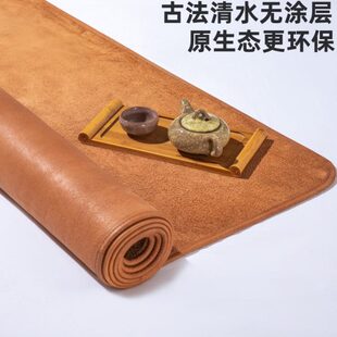 古法无涂层原生态整张清水头层牛皮席1.8米软席纯色真皮床垫硬席