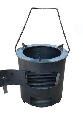 火炉烤炉火炉柴围煮茶新式户外家无用便携加厚两DEA用节能烟煤炉