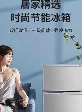 家小型冰箱节租量房迷你冰箱冷藏冷冻能省LZO电冰箱大容工用厂直