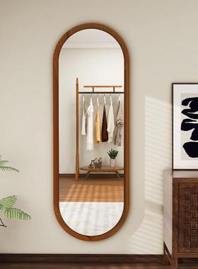 古挂墙大风子女生卧室贴墙试衣镜穿衣镜全身镜中家用85513镜壁挂