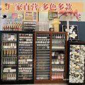 平底美甲屉店收柜烘焙件磨具柜文柜抽式 OFP家纳具抽屉 甲油胶罐装