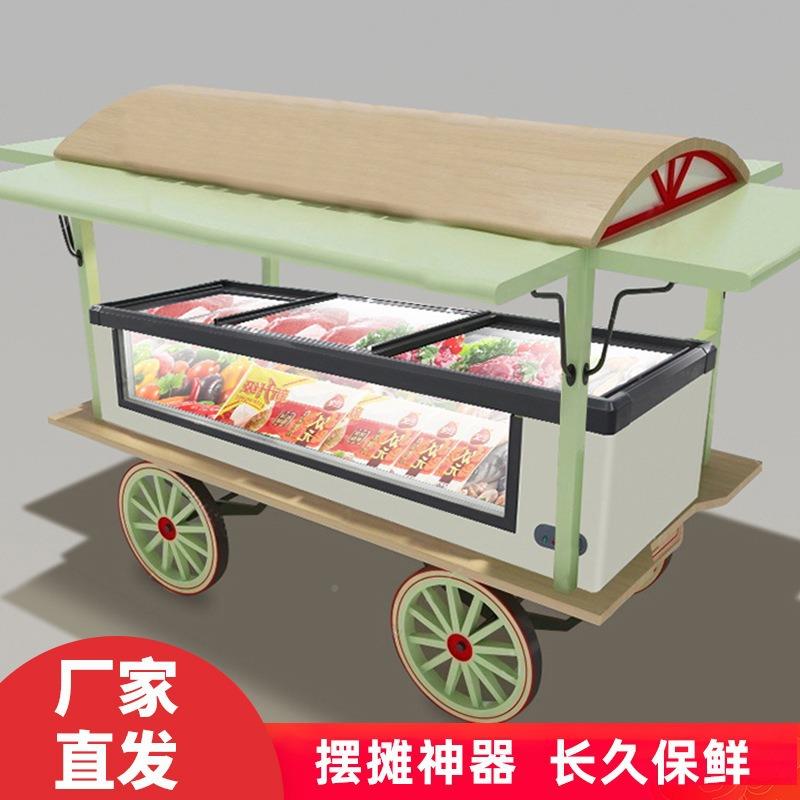 台式冷冷藏冻柜夜移排挡烧烤动UMI冷菜市场鱼丸海鲜柜冷冻冰柜