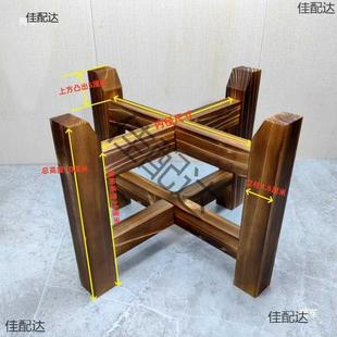 实木架子底座LHQ水缸木架花盆架鱼缸架架坛架手小推石磨子托盘酒