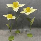 婚礼大型水引仙路摆件舞台泡艺48870沫花百合杆纸花装 饰橱立窗婚