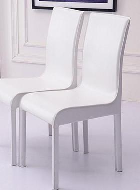 工简约代APF家现用餐椅黑白色加厚酒店餐厅餐桌椅椅靠背椅子厂货