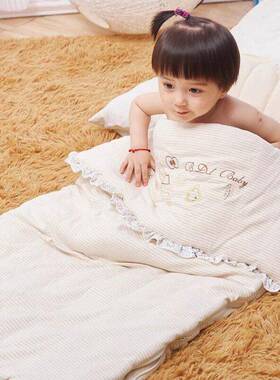 婴UJS儿睡袋防冬踢被通婴幼抱被春夏秋加厚儿被子四季用