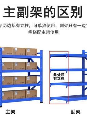 加厚重货型货架横梁式多自层由SWG组合货架家地下室物库房用储物