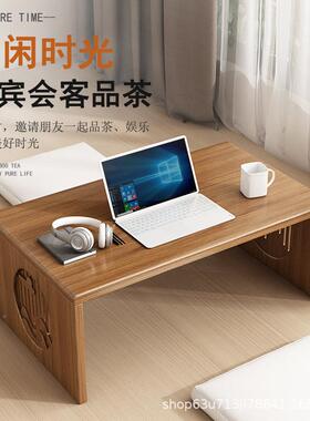 折叠桌炕桌竹桌木榻几米小茶飘窗桌床榻上学习书NQO桌电脑矮新中