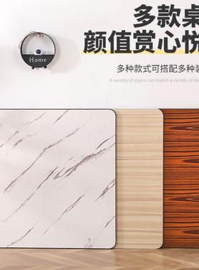 折叠桌桌吃饭桌子家用餐桌桌圆户外矮携地摊摆摊饭桌RIK小方便式