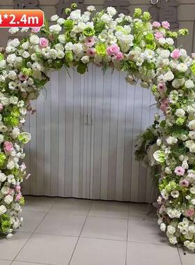 拱结婚婚婚礼庆装饰FKB场景布置路引农村门大花门口室外拱门花架