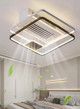 无叶2风灯客眼厅灯025新款全光谱护餐厅卧室灯扇78386一体隐形吸扇顶灯