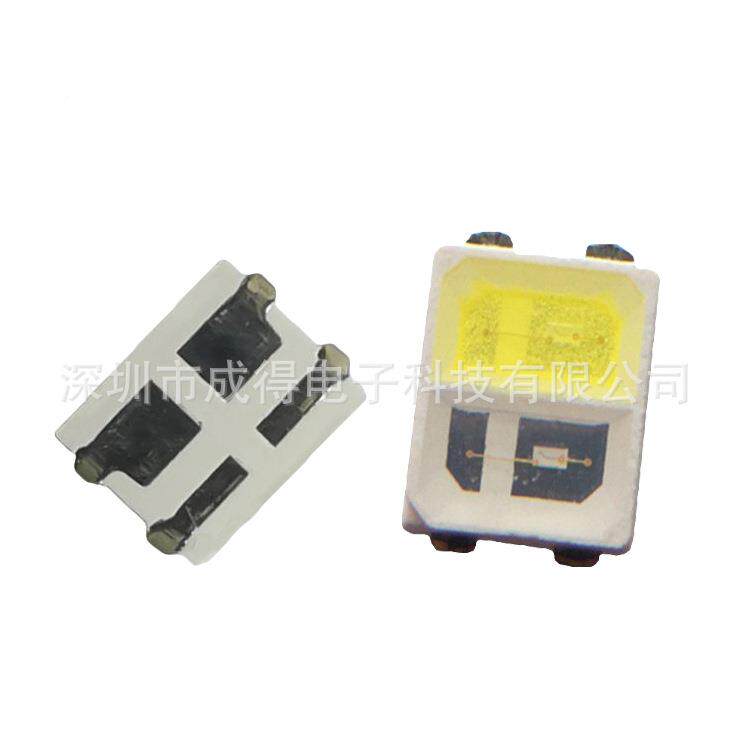 贴片高显835白+暖白2双色LED灯正珠双色ZDM红温红白蓝绿指示灯珠