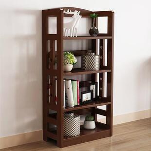 实木落书架简约现代生书收房书地柜置物架学家用分层ZSZ纳架阳台