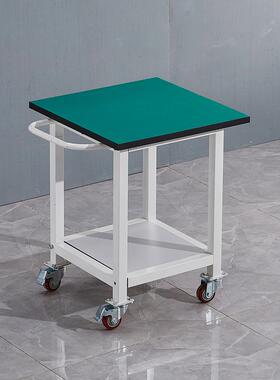 防静电可移动工作台带轮操包作台周双转手推车层76180层三活动打测试台