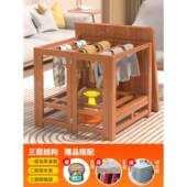 折叠烤11309桌湖南取暖冬款 季 火客厅家用多功能新子烤火竹桌实木