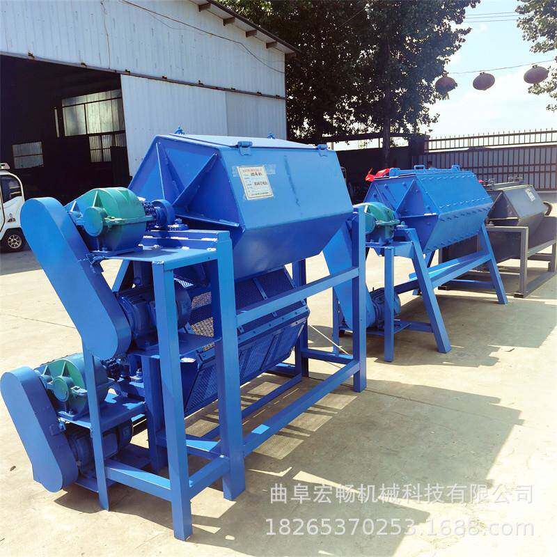 铁刺钉去毛六角滚筒抛光机五金工件磨饰机石材倒角LUR抛光研光机