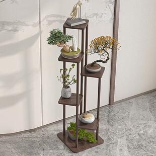 实木古博架实木中式多宝小展阁紫砂茶壶茶具架子置物NLR架摆件示