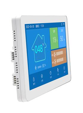 7寸T新T高清大屏F核酸检彩测亭专用压差风屏IZE控制器，接受方案