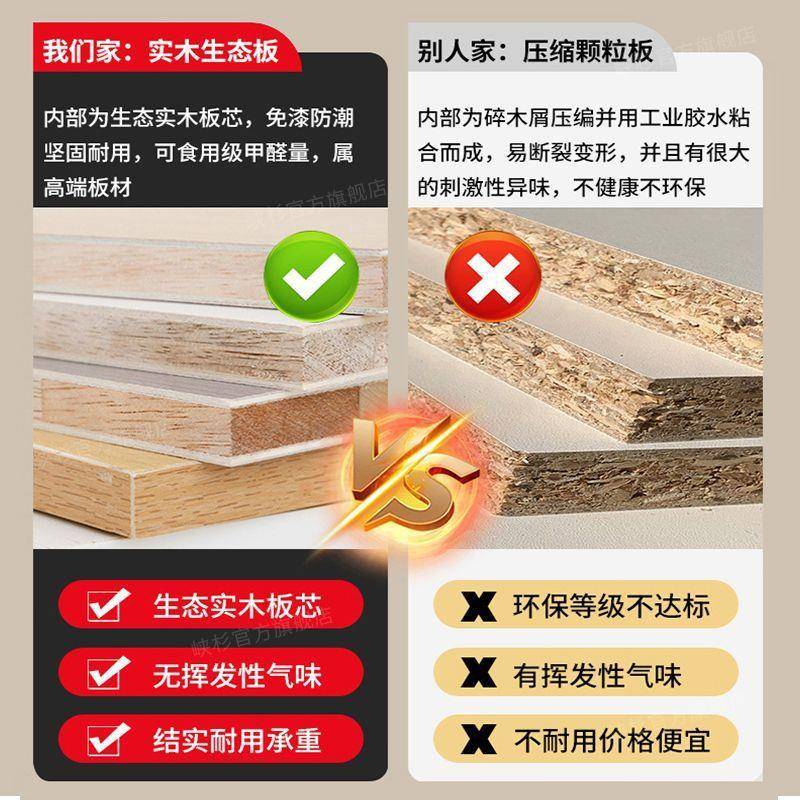 M卧Y爆款新中全实木衣柜家OOK用室推拉门大衣式现代简约衣服收纳