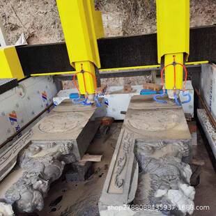 全自动石材雕刻机大理石墓碑砖雕影雕金属铜铝发泡陶瓷数控雕刻机