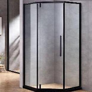 出口非洲莫桑比克钻石型平开门304不锈钢浴室屏风