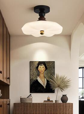 法式中古风过道灯走廊灯玄关灯吸顶灯复古卧室床头餐厅吧台小吊灯