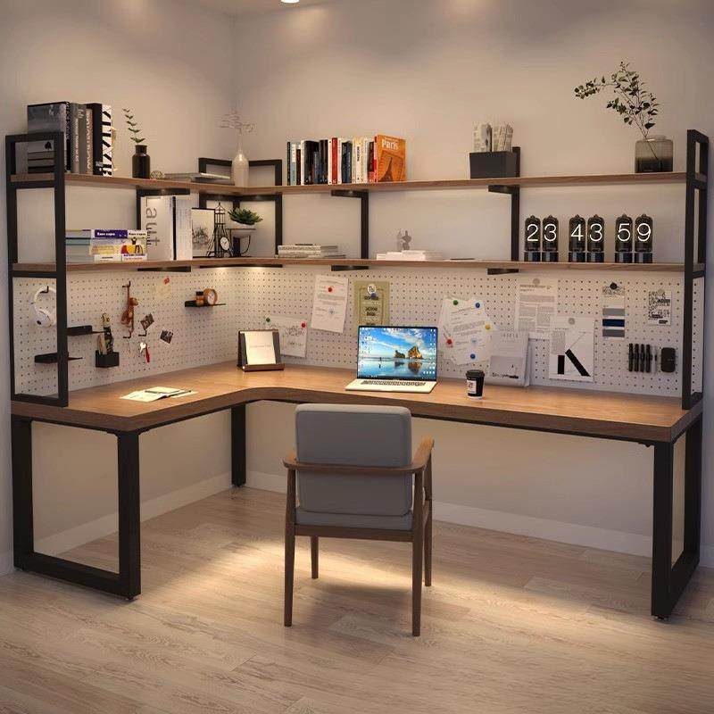 实木洞洞板书桌书架组合实木转角电脑桌拐角双人长书桌L型工作台,机械设备,其他机械设备,淘宝优惠券,粉丝福利购,淘宝优惠卷