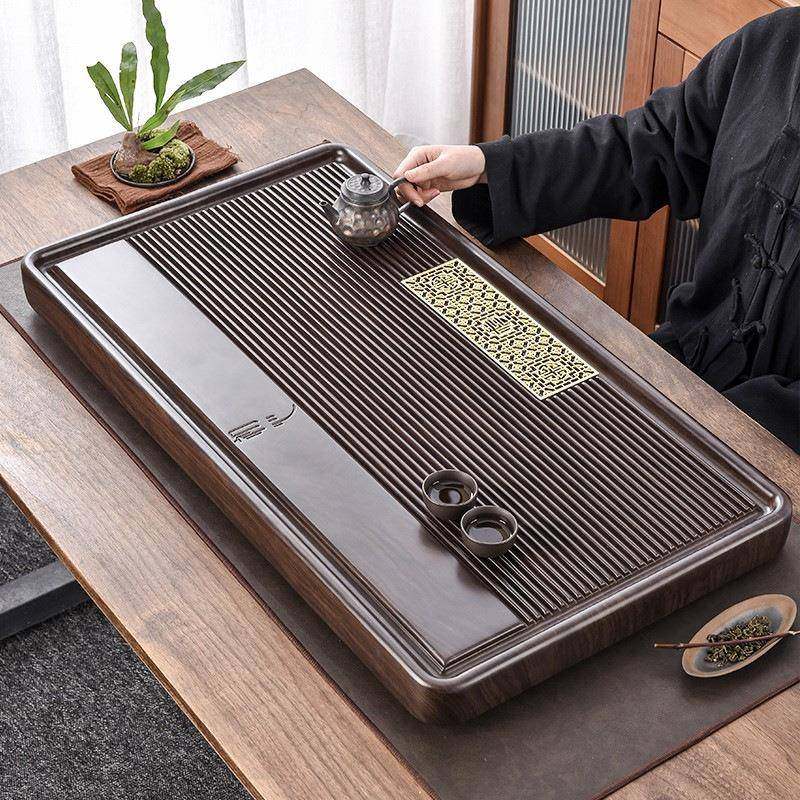 茶盘家用排水式小茶盘茶具办公室简约黑檀木小型茶海茶台实木茶盘,机械设备,其他机械设备,淘宝优惠券,粉丝福利购,淘宝优惠卷