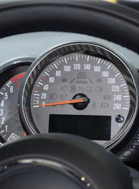 适用于宝马MINIR55/56汽车仪表盘转速表内框真碳纤维装饰圈