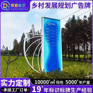 未来乡村发展规划广告牌商场景区广告立牌地标景观标识导向牌