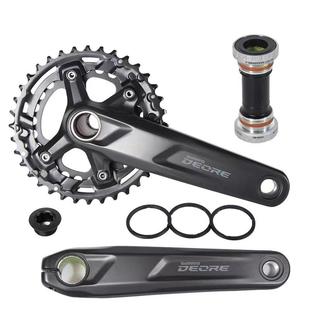 禧玛马诺M4100牙盘2x10速175腿长双盘不带中轴