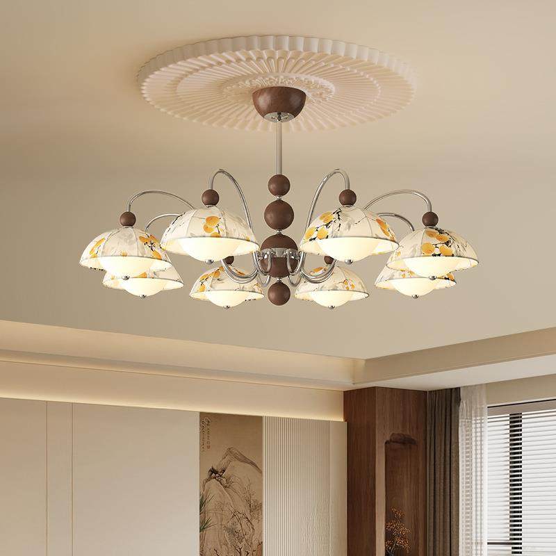 中古风客厅吊灯宋式美学柿子餐厅灯创意现代中式复古法式卧室吊灯,纺织面料/辅料/配套,纺织机械配件,淘宝优惠券,粉丝福利购,淘宝优惠卷